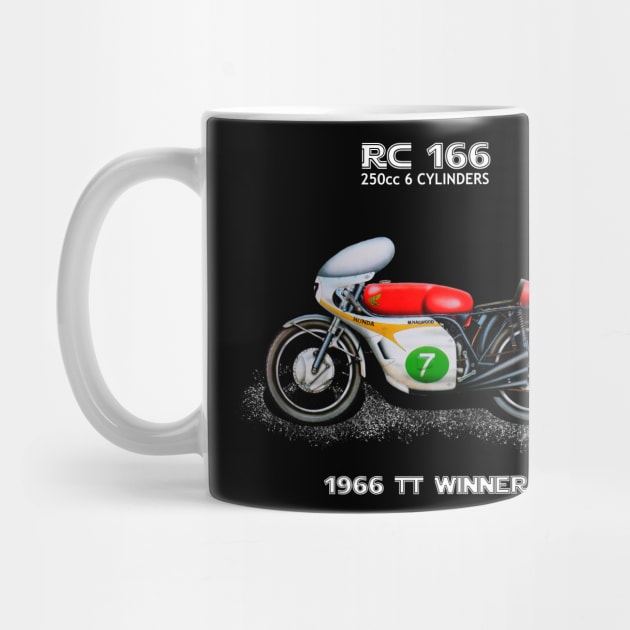 The Awesome 1966 RC 166 6 Motorcycle TT winner Mike the Bike by Motormaniac by MotorManiac